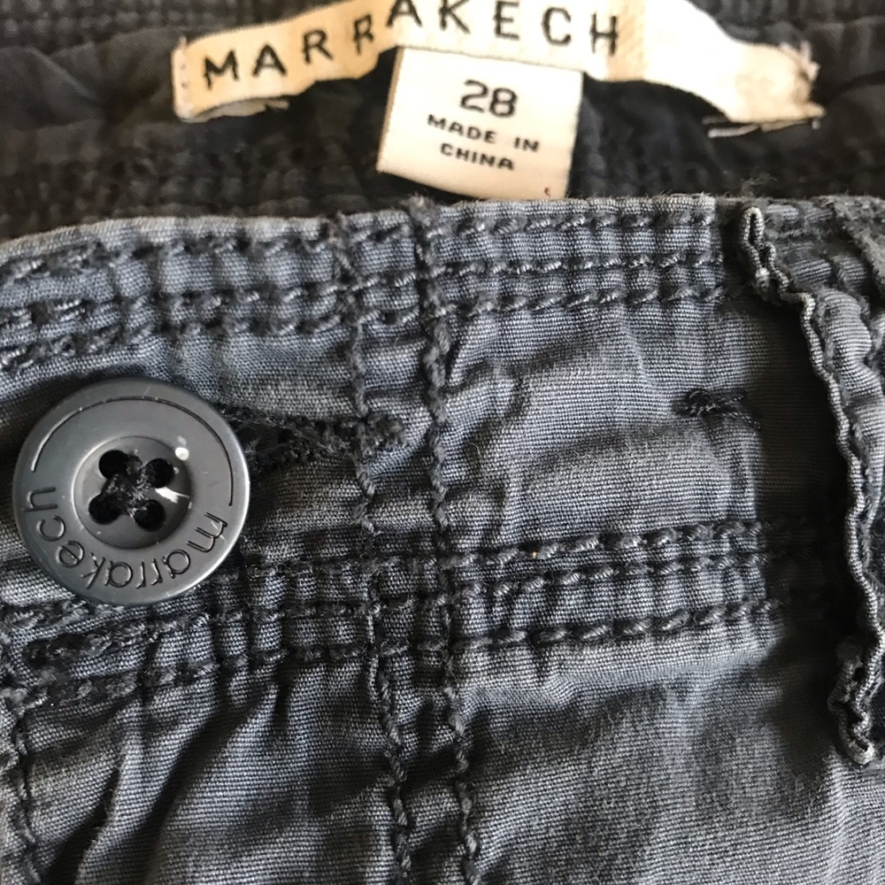 Grey Spring weight Cargo pants